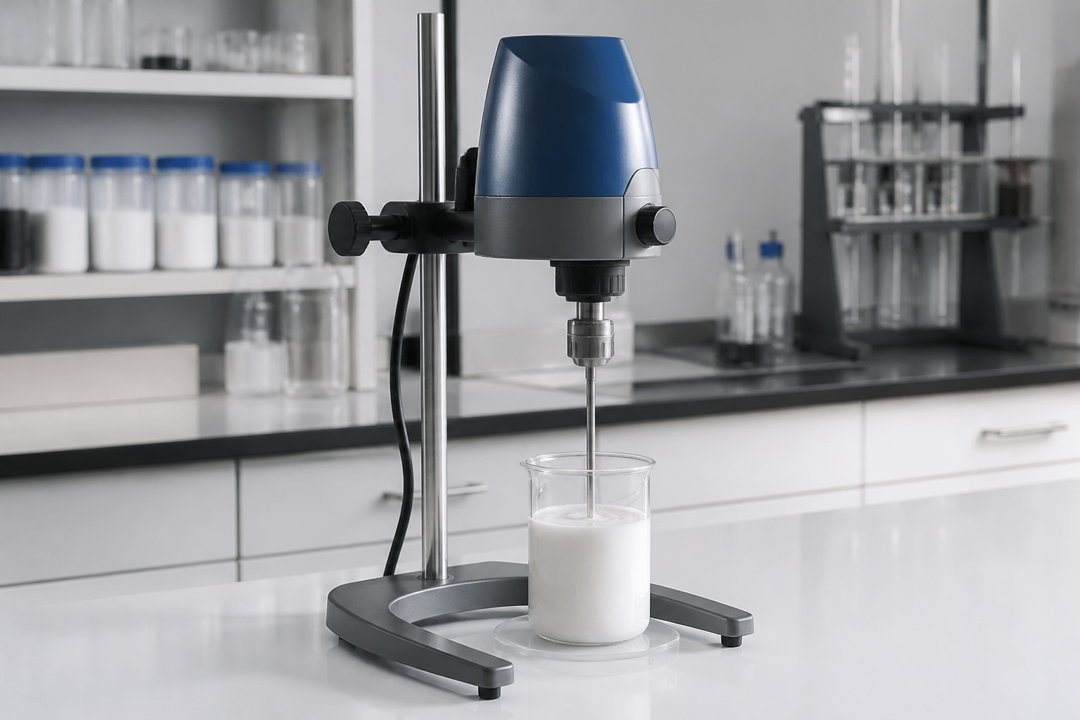Lab mixer and stirrer